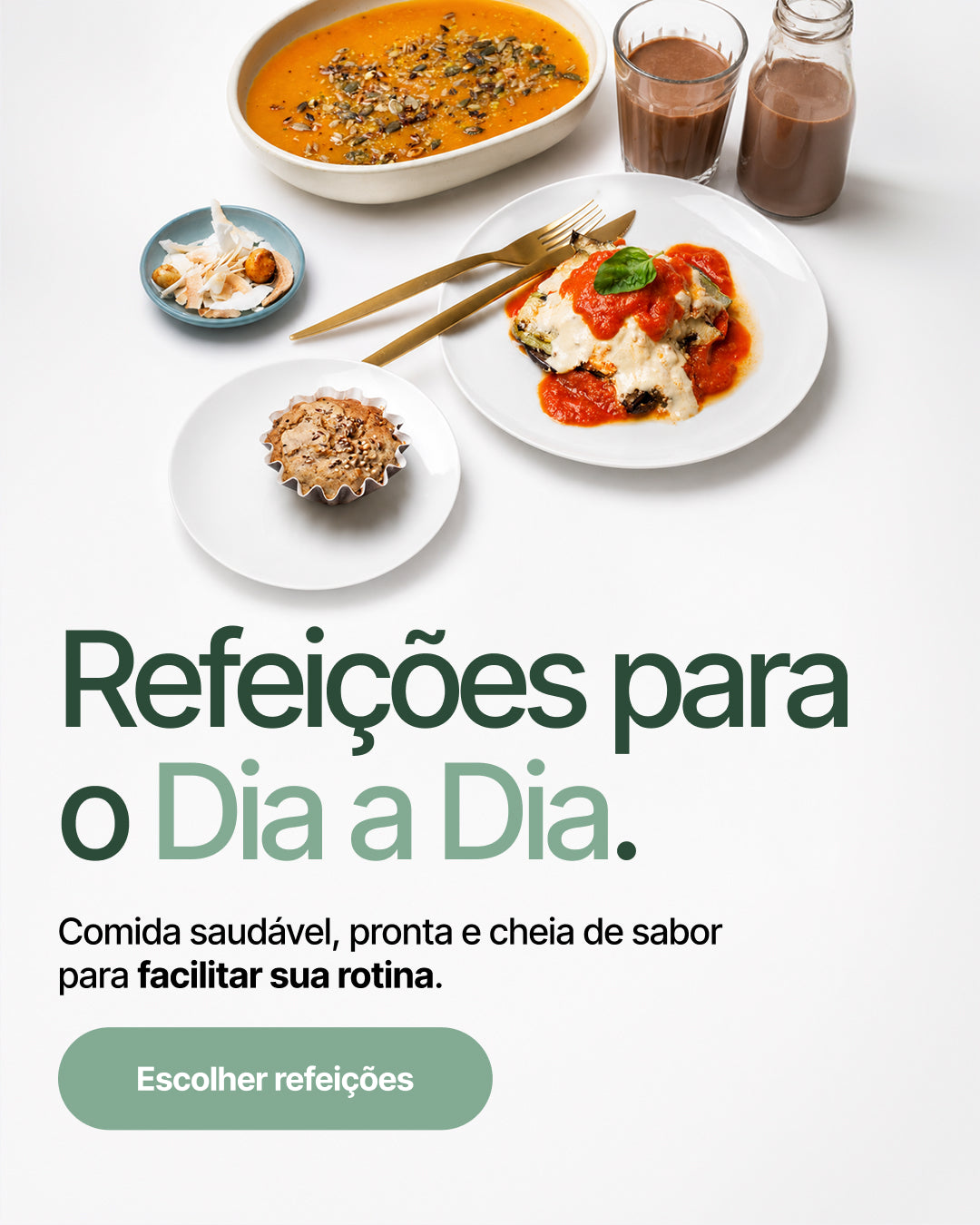 Alimentação saudável, entregue em casa