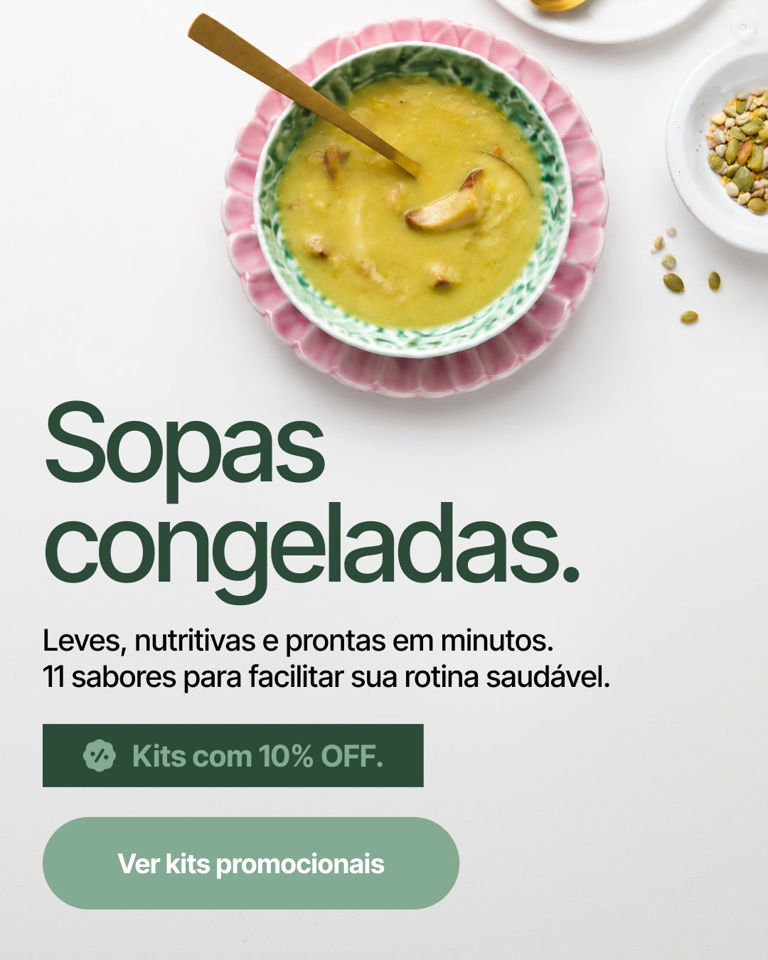 Alimentação saudável, entregue em casa