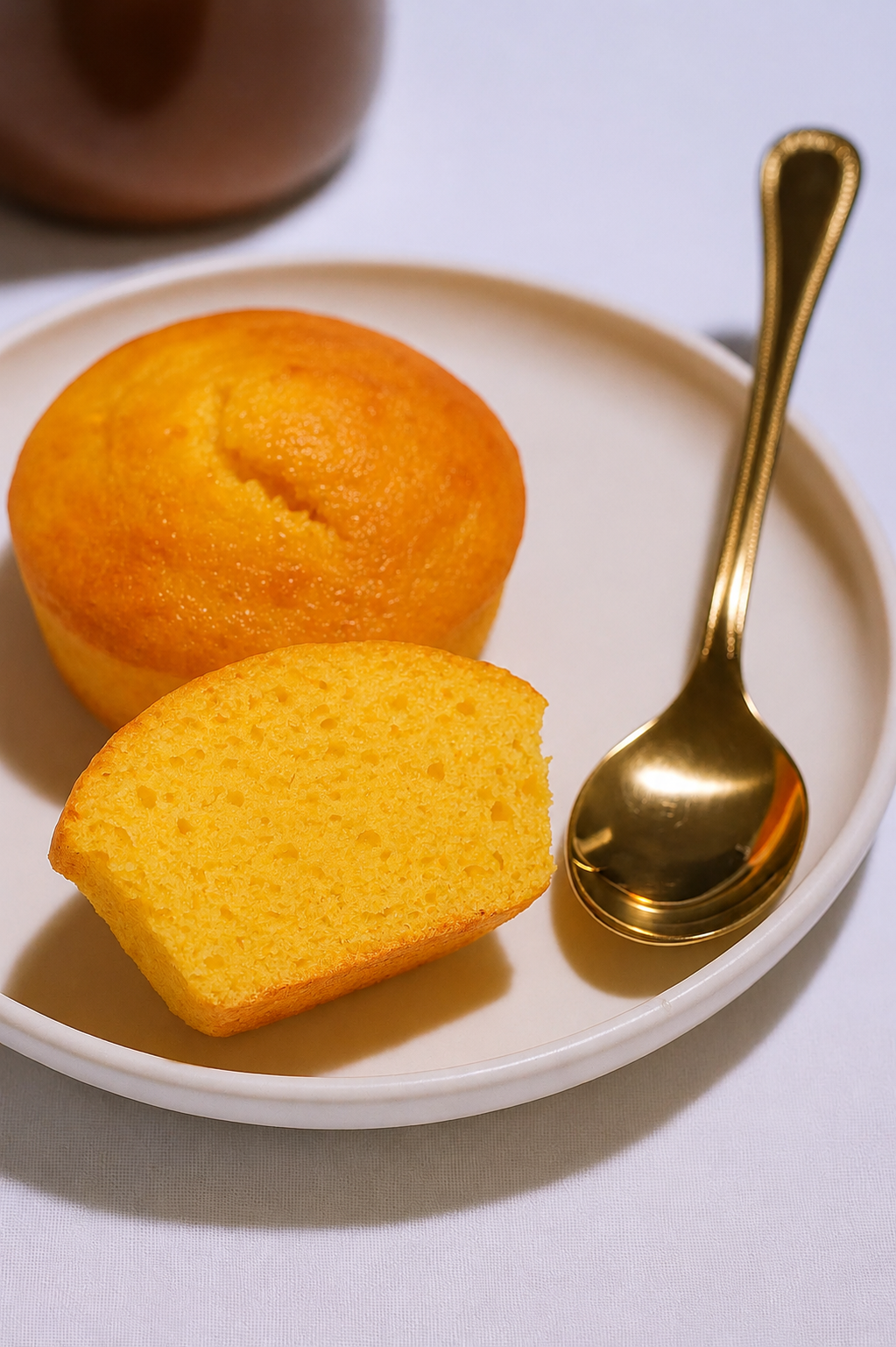 Muffin de Milho e Coco