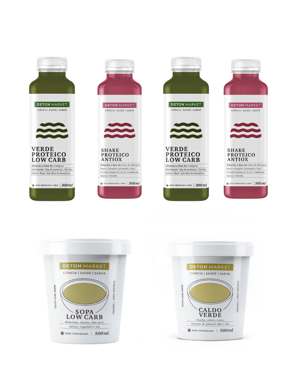 Detox LOW-CAL Proteico (congelado)